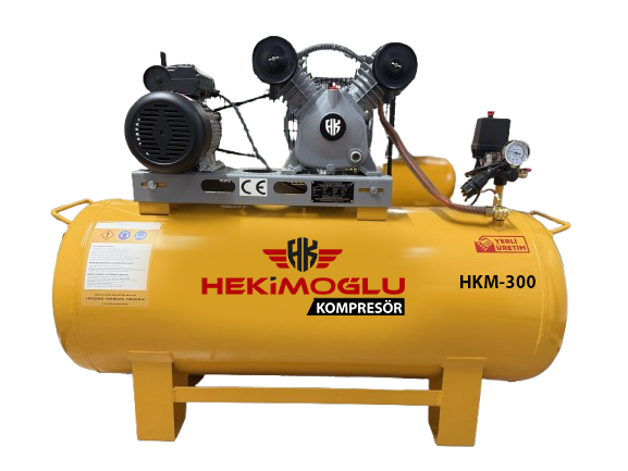 300LT 8 BAR Pistonlu Kompresör